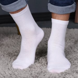 Мужские носки Berchelli белые, размер 27, 1 пара